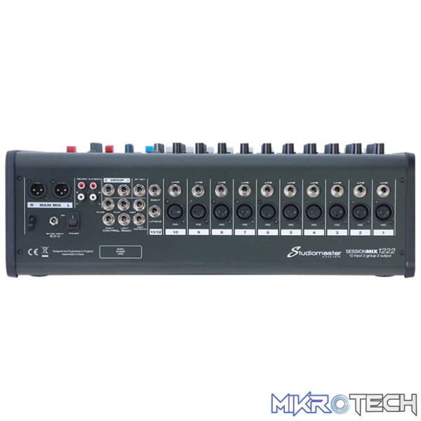 Studiomaster - Sessionmix1222 10 Channel Mic Input 2 Channel Stereo Input - Image 4