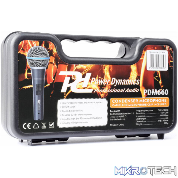 Power Dynamics - Pdm660 Condensor Microphone In Case - Image 4