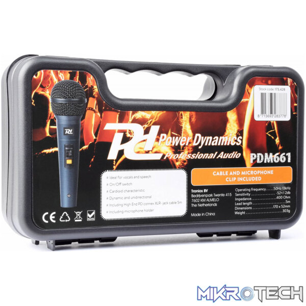 Power Dynamics - Pdm661 Dynamic Microphone In Case - Image 4