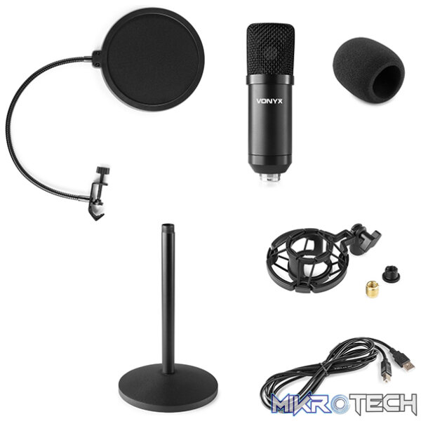 Vonyx - Cmts300B Studio Usb Microphone Set - Image 2