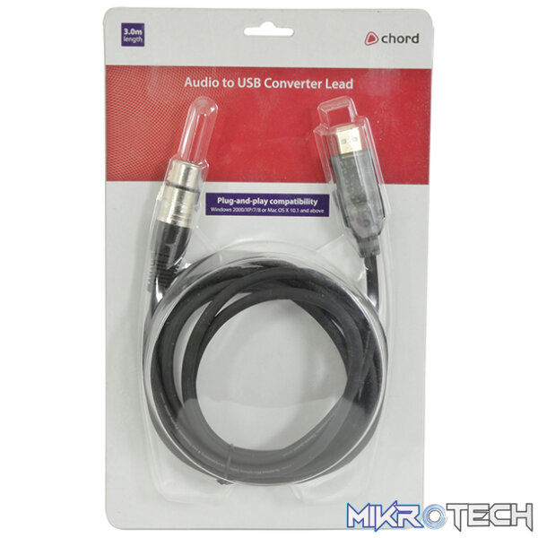 Chord - Audio To Usb Converter Lead Xlrf-Usb - Image 3