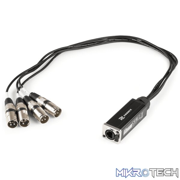 Power Dynamics Connex - Cx190 Signal Splitter Rj45 - 4 X Xlr Male - Image 2