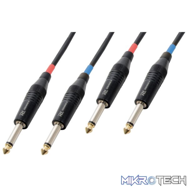 176980PDC_1 Power Dynamics Connex - Cx72-5 5M Signal Lead 2 X 6.3 Mono M - 2 X 6.3 Mono M - Image 1