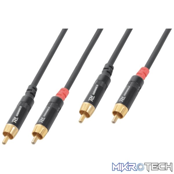 177088PDC_1 Power Dynamics Connex - Cx94-1 Signal Lead 2Rca M - 2Rca M 1.0M - Image 1