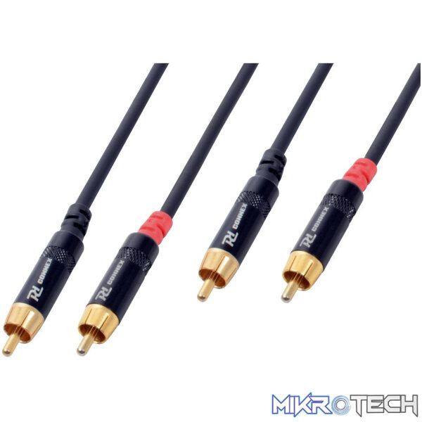 177092PDC Power Dynamics Connex - 3M Signal Lead 2X Rca Male - 2X Rca Male - Image 1
