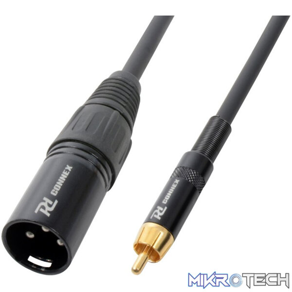 177107PDC_1 Power Dynamics Connex - 8M Signal Lead Xlr Male - Rca Male - Image 1