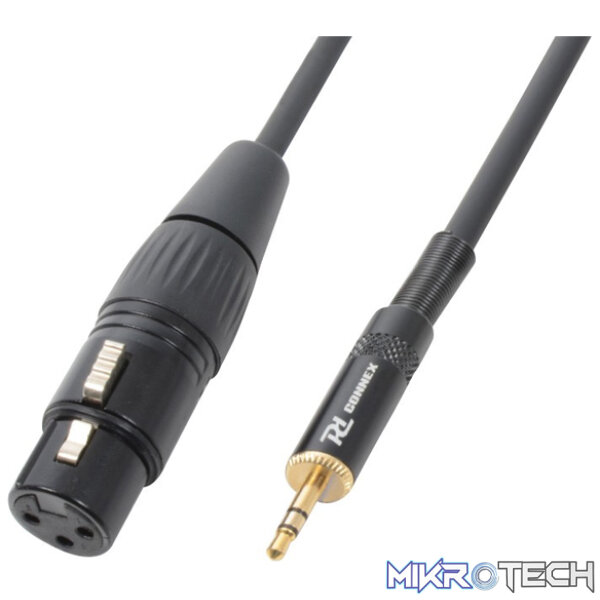 177116PDC_1 Power Dynamics Connex - Cx50-05 0.5M Signal Lead Xlr M - 3.5M St Plug - Image 1