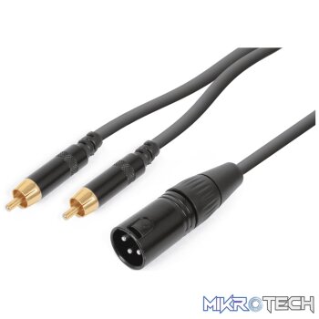 Power Dynamics Connex - Cx58-3 Signal Lead Xlr M - 2Rca M 3M