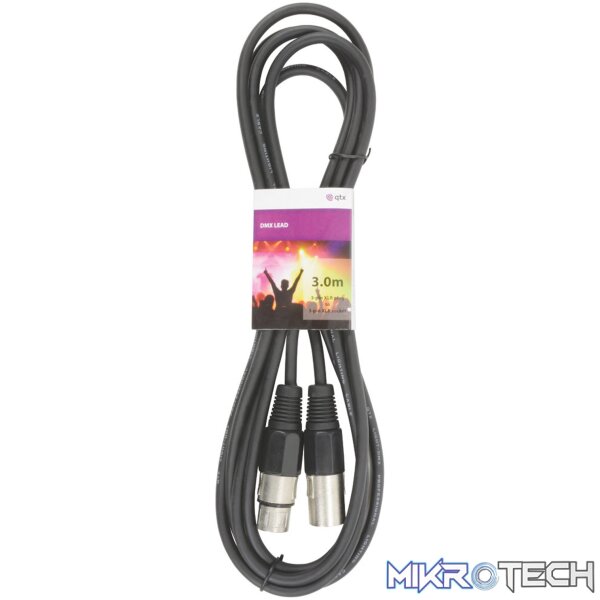 Qtx - 3M Professional Dmx Lighting Lead - Image 2