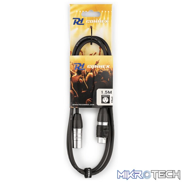 Power Dynamics Connex - Cx104-1 Lead Dmx 3Pin Xlr Pl-3Pin Xlr Socket 1.5M Ip65 - Image 6