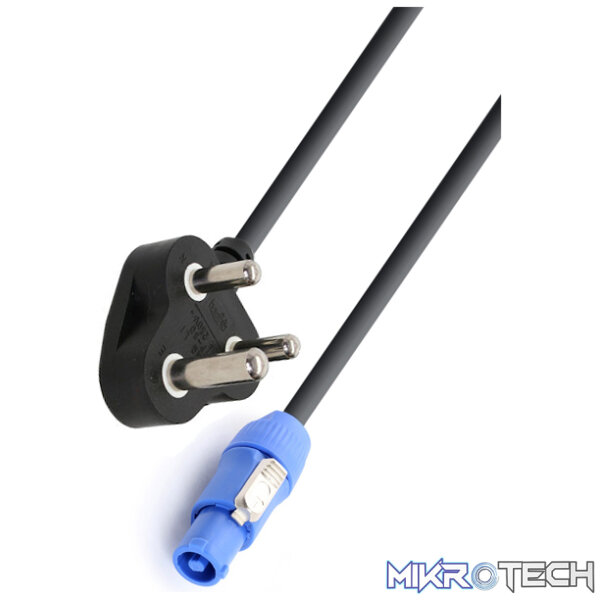 177961PDC_1-2 Power Dynamics Connex - 3M Power Lead Pwcon A - 16A Plug - Image 1