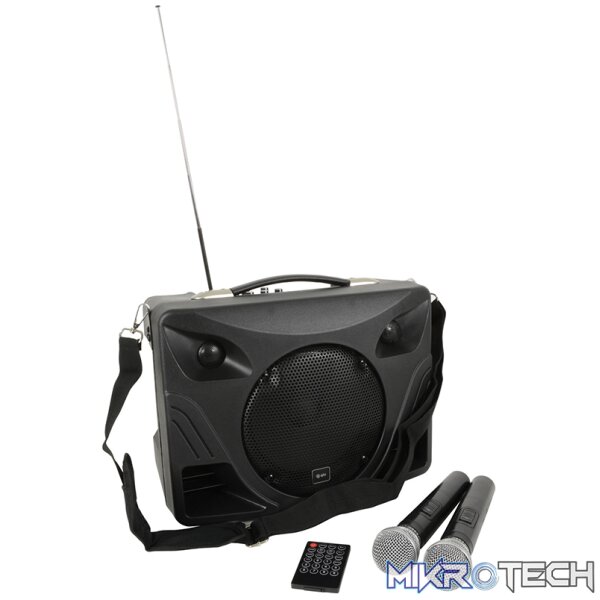 178808QX_1 Qtx - Delta-50 Series Portable Pa Unit 8In 50W Bt/Usb/Sd/Fm - Image 1