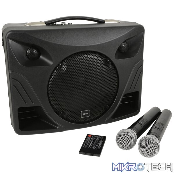Qtx - Delta-50 Series Portable Pa Unit 8In 50W Bt/Usb/Sd/Fm - Image 3