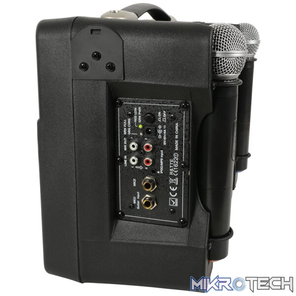 Qtx - Delta-50 Series Portable Pa Unit 8In 50W Bt/Usb/Sd/Fm - Image 7