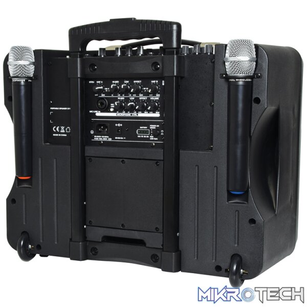 Qtx - Delta-200 Series Portable Pa Unit 12In 200W Bt/Usb/Sd/Fm - Image 3