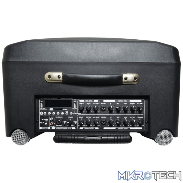 Qtx - Delta-200 Series Portable Pa Unit 12In 200W Bt/Usb/Sd/Fm - Image 5
