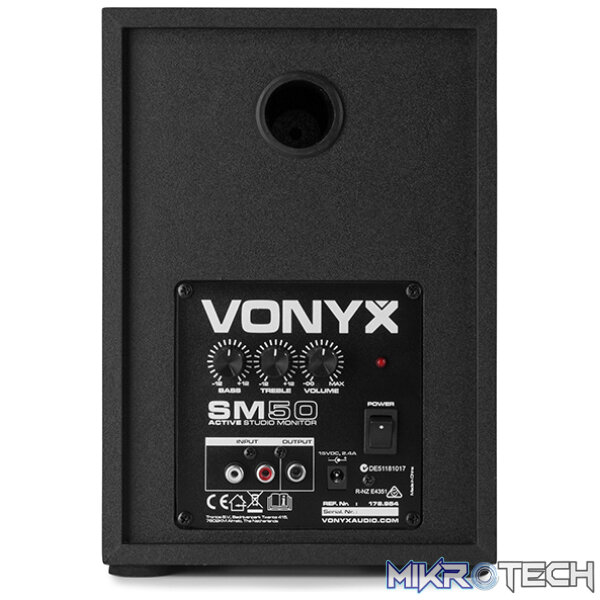 Vonyx - Sm50 Active Studio Monitor (Pair) - Image 4