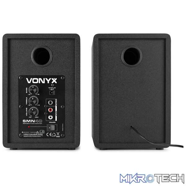 Vonyx - Smn40B Active Studio Monitor 4In Pair - Image 3