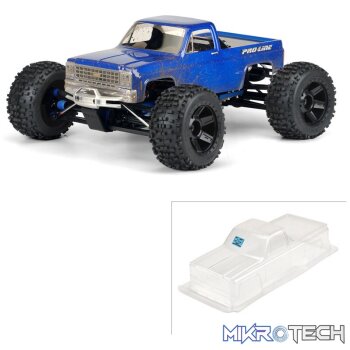 1/8 1980 Chevy Pick-up Clear Body: Monster Truck