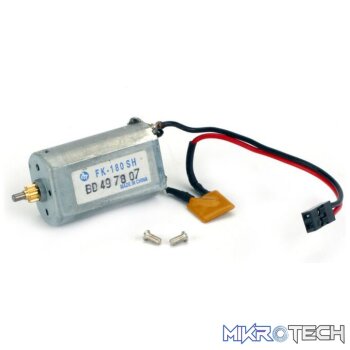 180 Motor w/8T 0.5M Pinion & PTC Fuse L
