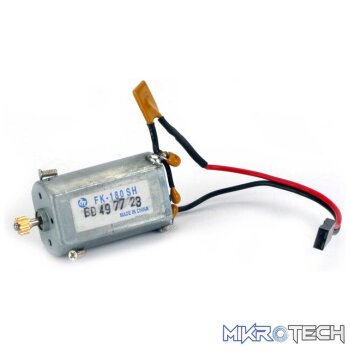 180 Motor w/8T 0.5M Pinion & PTC Fuse R