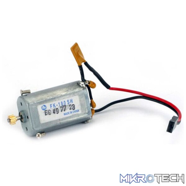 180 Motor w/8T 0.5M Pinion & PTC Fuse R 180 Motor w/8T 0.5M Pinion & PTC Fuse R