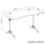 Vonyx - Db20 Studio & Gaming Table With Rgb Lighting - Image 9