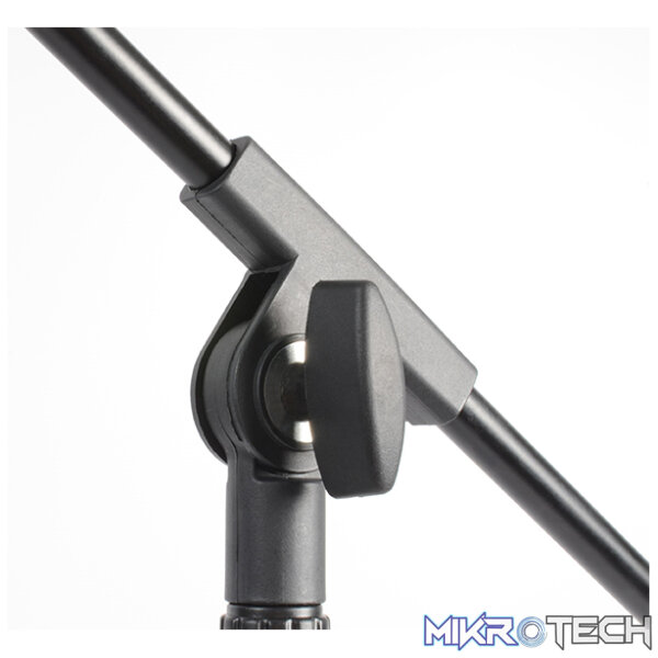 Vonyx - Microphone Stand + Boom Black - Image 3