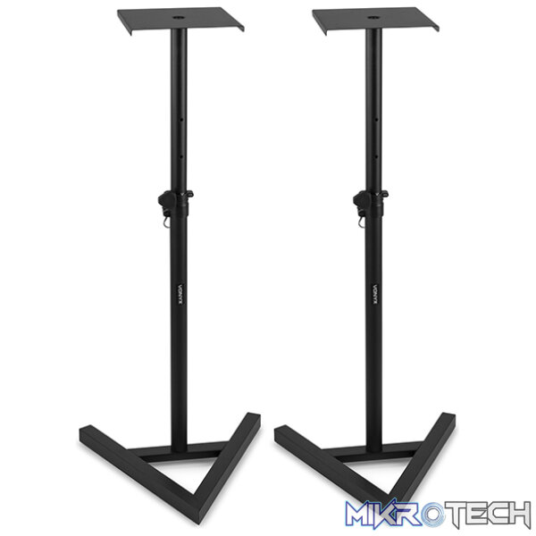 180217VX_1 Vonyx - Sms20 Studio Monitor Stand Set - Image 1