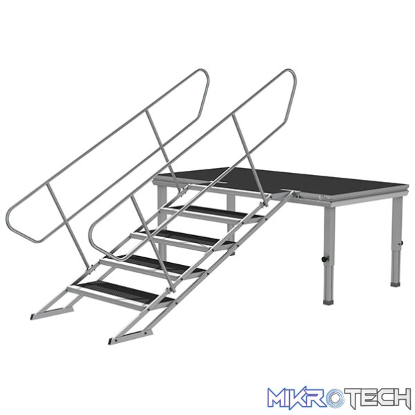 Power Dynamics - 750Ah Left Handrail For Adjustable Stairs - Image 2