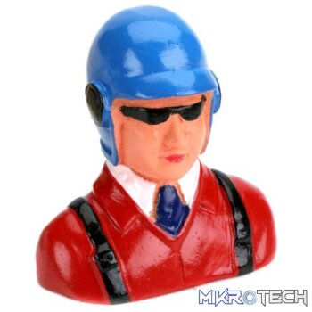 1/9 Pilot with Helmet Glasses & Tie