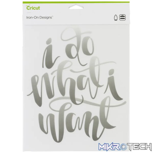 2004825 - CRICUT IRON ON DESIGNS DO WHAT I WANT 8.5X12 - Image 2