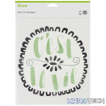 2004946 - CRICUT IRON ON DESIGNS CEST LE VIE 8.5X12