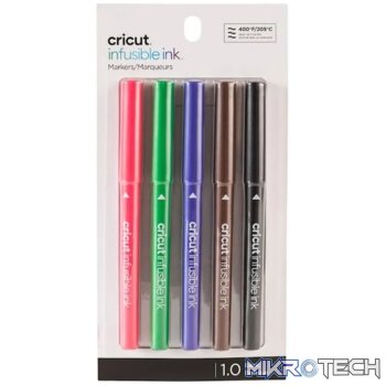 2006256 - Cricut Explore/Maker Infusible Ink Medium Point Pen Set 5-pack (Basics); .