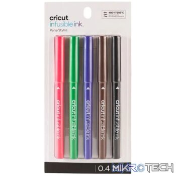 2006257 - Cricut Explore/Maker Infusible Ink Fine Point Pen Set 5-pack (Basics); .