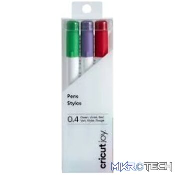 2007077: Cricut Joy Fine Point Pen Set 3-pack (Red; Green; Violet)