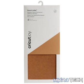 2007361; Cricut Joy Smart Labels 14x30cm 4-pack (Kraft Brown);