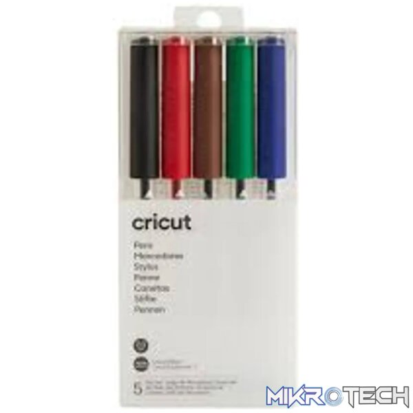 2007643 - Cricut Explore + Maker Extra Fine Point Pen Set 5-pack (Basics). - Image 2