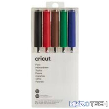 2007643 - Cricut Explore + Maker Extra Fine Point Pen Set 5-pack (Basics).
