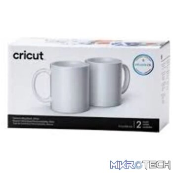 2007821 - Cricut Ceramic Mug Blank 12 Oz 2 Pack (White)
