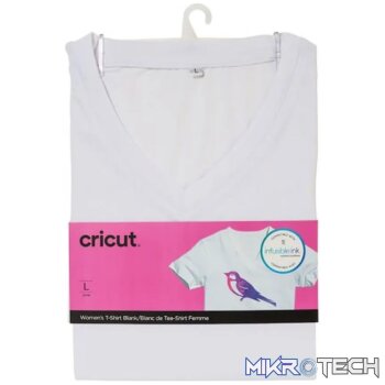 2007908: Cricut Infusible Ink Women's White T-Shirt (L)