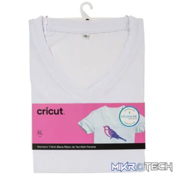 2007909: Cricut Infusible Ink Women's White T-Shirt (XL)