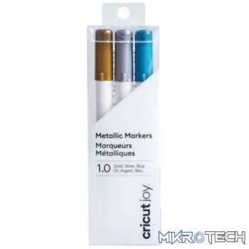 2008071; Cricut Joy Medium Point Markers 3-pack (Gold; Silver; Blue);