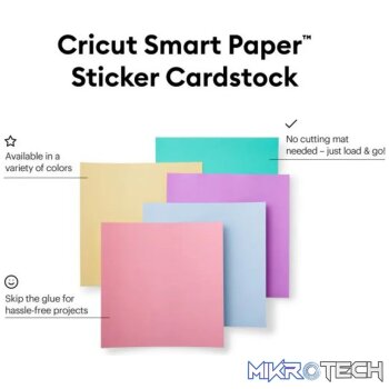 2008320 - Cricut Smart Sticker Cardstock 33x33cm 10 sheets (Pastels)