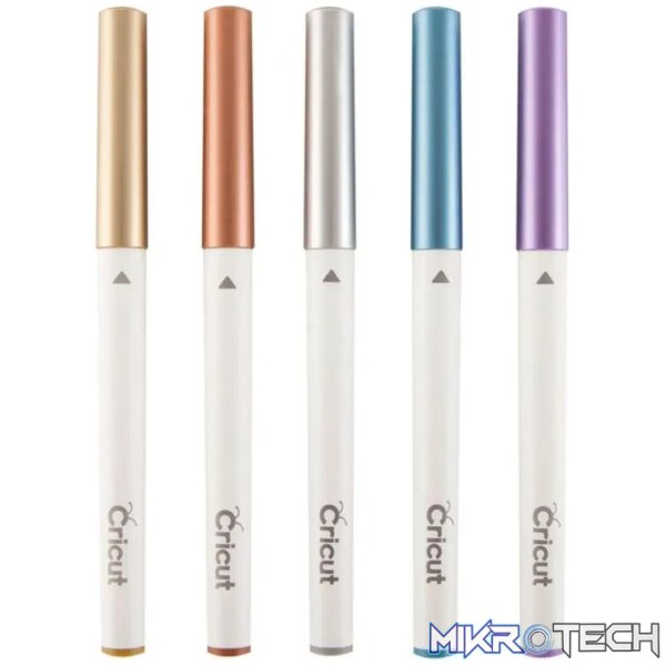 2008406 - Cricut Explore/Maker Medium Point Pen Set 5-pack (Metallic); . - Image 2
