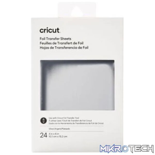 2008713 - Cricut Transfer Foil Sheets 10x15cm 24 sheets (Silver) . - Image 2