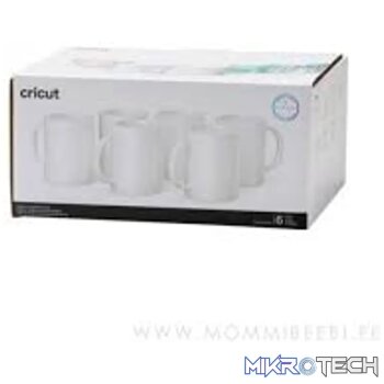 2008944 - Cricut 440ml Ceramic Mug Blank BULK 6pc White