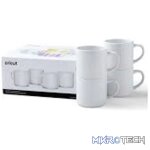 2009392 - Cricut 295ml Stack Ceramic Mugs Blank White 4pc