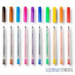 2009962 - Cricut Glitter Gel Rainbow Pen Set 10ct; 10 Glitter Gel Pens (0.8 mm) in Red; Orange; Yellow; Green; Blue; Purple; Pin