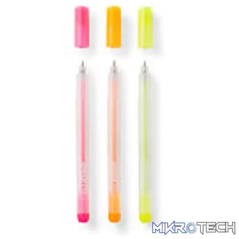 2009963 - Cricut 3 Glitter Gel Pens (0.8 mm) in Neon Pink; Neon Orange; Neon Yellow